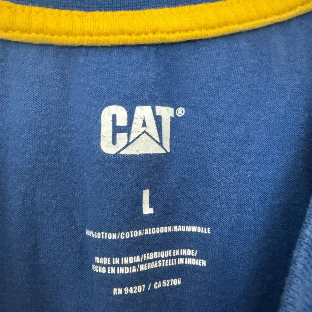 Caterpillar Men's Blue Tank Top Size Large - Picture 2 of 3